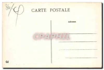 La Roche-Posay-les-Bains (Vienne) — Estrada de Preuilly — Editado por Merey — Verso