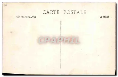 Chalus (Haute-Vienne) — Vista do Castelo — Editor Daudet — Verso