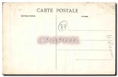 Saint-Junien — Medalion Corot — Brzegi Glane — Au Grand Livre — Rewers