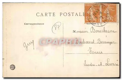 Rochechouart — Porta da antiga Casa dos Conselheiros — Imp. 24. Laupeaer — Verso
