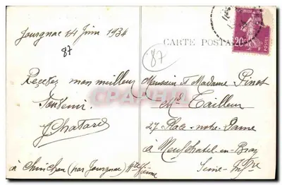Haute-Vienne — Ruiny CHALUSSET — Haute-Vienne — 205 — Rewers