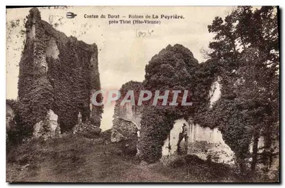 Ruínas de La Peyrière — Canten du Dorat — perto de Thiat (Hte-Vienne)