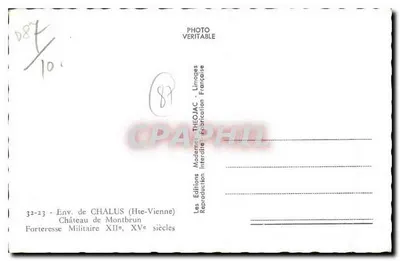 Castelo de Montbrun — Castelo militar — Les Éditions Théojac — Verso