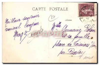 Saint-Junien (Hte-Vienne) — Brzegi Glane — Au Grand Livre — Rewers
