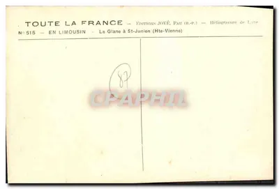 Zbieranie w St-Junien (Hte-Vienne) — W Limousin — Wydawnictwo Jové, Pau (B.P.) — N° 515 — Rewers