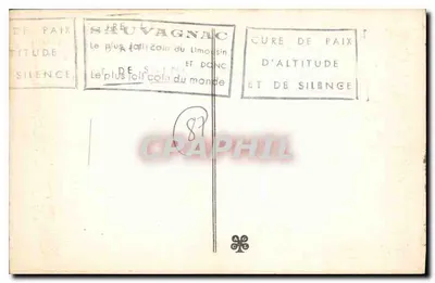 Sauvagnac (H.-V.) — De ingang en het glaswerk van het wrak — Achterkant