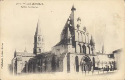Le Dorat — Igreja Paroissial — Fototipia Gallet-Bellac