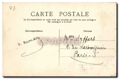 Piquet Central — 543 — editor L.T. — Verso