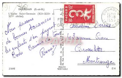 Dourdan — Kościół Świętego Germain (XII–XIII i XIV wiek) — Estel — Rewers