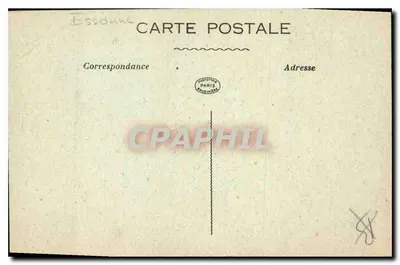 Dourdan (S.-&-O) — Wnętrze kościoła — Wydawnictwo C. Sevin — Rewers