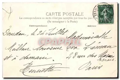 Dourdan — Katedra i Zamek — S & O — Rewers