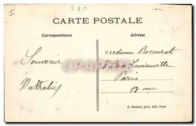 Saint-Cloud — Basen z dwudziestoma czterema fontannami — E.M. n°352 — Rewers