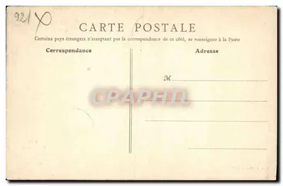 Cementerio de los Perros — Asnières — B. F., París — Reverso