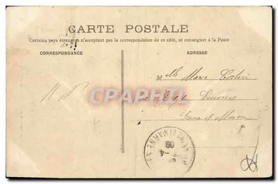 Asnières - Barry, Reddingshond — herdenkingsbeeld — R.F. Paris, n°28 — Achterkant