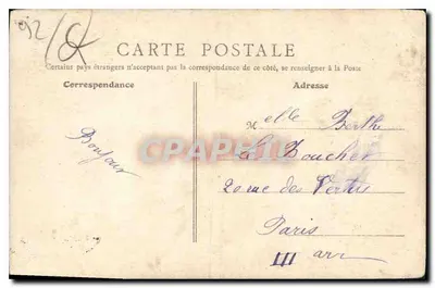 Asnières - Il Cane Soccorritore nel Cimitero dei Cani — BARRY (del Colle di San Bernardo) — B.F., PARIS — Verso