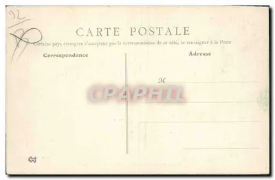 Asnières — Entrada do Cemitério dos Cães — B. F., Paris, n°24 — Verso