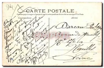 Vincennes — Ospedale Militare Bégoin, Cortile Interno — Cartolina d'epoca n°21 — Verso