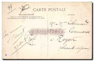 Bois de VINCENNES — Lago Daumesnil — Visão panorâmica em direção ao ponte aux Carpes — Verso