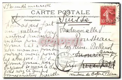 Bois de Vincennes — O Lago e o Barqueiro — E.M. n°42 — Verso