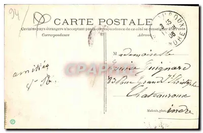 Vincennes — A Igreja — E.M. — Verso