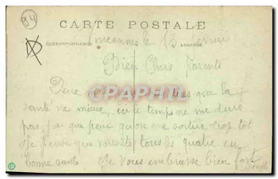 Vincennes-Saint-Mandé — Hospital Militar Bégain — Vista geral — S.M. — Verso