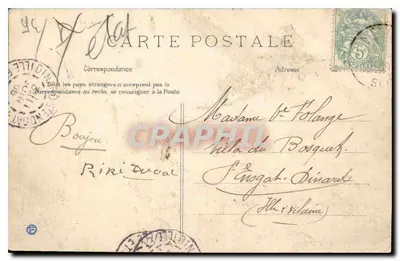 Visita de S.M. Alfonso XIII a París — Revista de Vincennes — Al pie de las tribunas — C.L.C. — Reverso