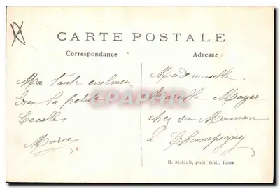 Vincennes — Pamiątka z Vincennes — E. Malcuit, fot. wyd., Paryż, nr 2859 — Rewers
