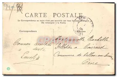 Vincennes — Pałac Królewski, obecnie kasernę 26. Batalionu Saperów Piechoty i Szkołę Administracji Wojskowej — Zbiór F. Fleur — Rewers