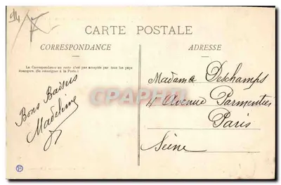 Villeneuve-Saint-Georges — Castelo sobre o Yerres — Livraria J. Dumont — Verso