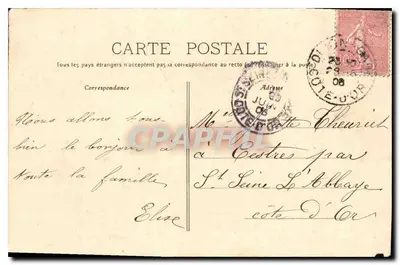 Dijon — A Prefeitura — 120 — Verso