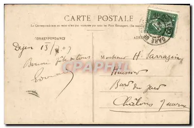 Dijon - Kerk van Sint-Michaël en Handelsbeurs - L. V., uitgever — Achterkant