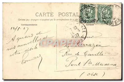 Dijon — Plac Darcy — widok z basenu — Rewers