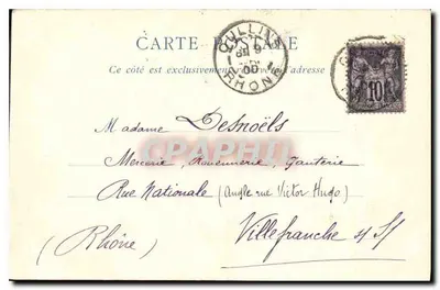 LYON - A Igreja de Ainay - ND Pbol — Papeterie G. BOLAND, Editor em Lyon — Verso