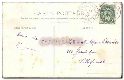 Estrada da Chartreuse — O Pico da Éillette — J. G. d'Alu, Voiron - 03 — Verso
