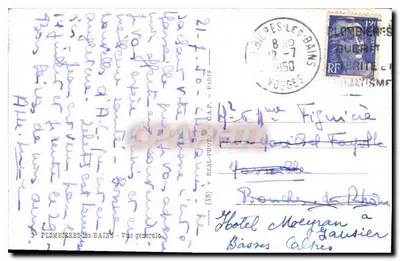Plombières-les-Bains — Ogólny widok — wydawca A.B.S. nr (48) — Rewers