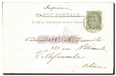 Macon - Velha Igreja de São Vicente — Louis Montliardon, editor, 5, rue Mordères (Ain) — Verso