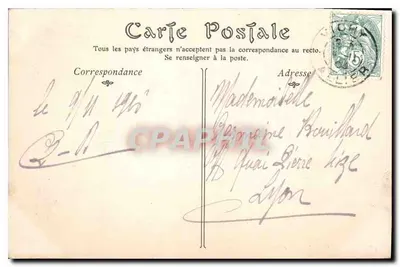 Vichy — Le Parc des Célestins — Éditeur D. Prost, n°38 — Verso