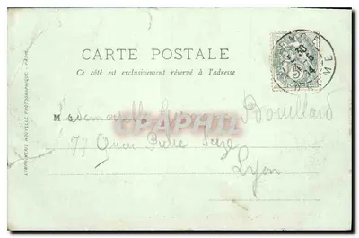 Montélimar — Le Jabron widziany z Mostu Kamiennego — LL. — Rewers