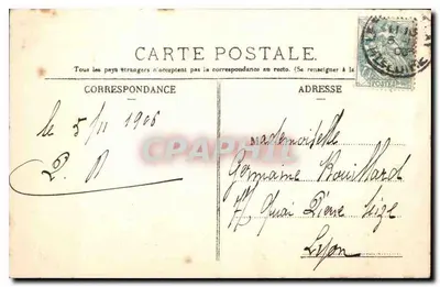 Le Puy-en-Velay — Il Rocher Corneille e la Statua colossale di Nostra Signora di Francia — L'Ébrondelle - Paris, n°509 — Verso