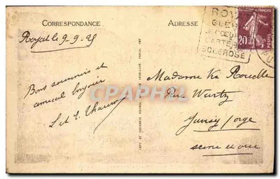 Royat — Park Ustanowienia Termicznego — Źródło Eugénie — Rewers