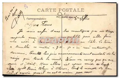 Sinal de Billarre (2.309 m.) e pico de Anie (2.504 m.) — Lescun — C.C. 13 — Verso