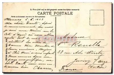 Monte-Carlo - Vista geral - Tiro aos pombos em meio ao mar - Edição Giletti, n° 745 — Verso