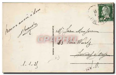 Saint-Dieppe — « Duquesne » wracający do portu po wycieczce morskiej — wydawca nieznany — Rewers
