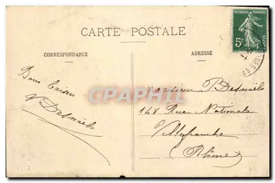 Lourdes — Procesja w kierunku Groty — Les Pyrénées, n°78 — Rewers