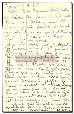 Morez — Widok z belwederu Grande Roche — wydawca nieznany, nr 5141 — Rewers