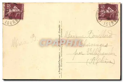 Lago de Pierre-Châtel e o Obiou — De Laffrey à La Mure — n° 5581.18 — Verso