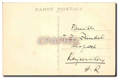 Paris — Arco do Triunfo — n°6 — Verso