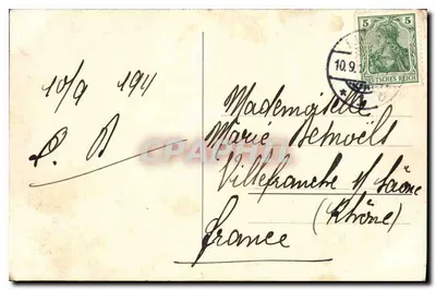 Metz — Pomnik Wilhelma I. — Pamiątkowy pomnik cesarza Wilhelma — Wydane przez G. Forissier, Metz, nr 143 — Rewers