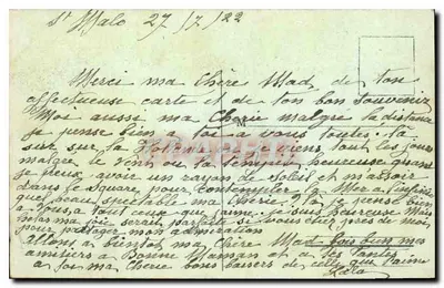 सेंट-मालो - हॉलैंड स्क्वायर और बॉन-सेकूर्स बीच - गुएरिन के संस्करण — पीछे