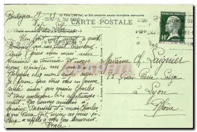 Boulogne-sur-Mer — Vista geral da Baía e da Praia — n° 102 — Verso